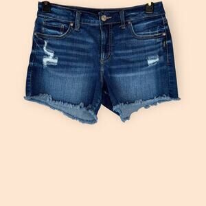 SILVER JEANS Suki Shorts in Blue Women's Size 30" Waist = Size 8